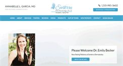 Desktop Screenshot of dermatologysanantonio.com
